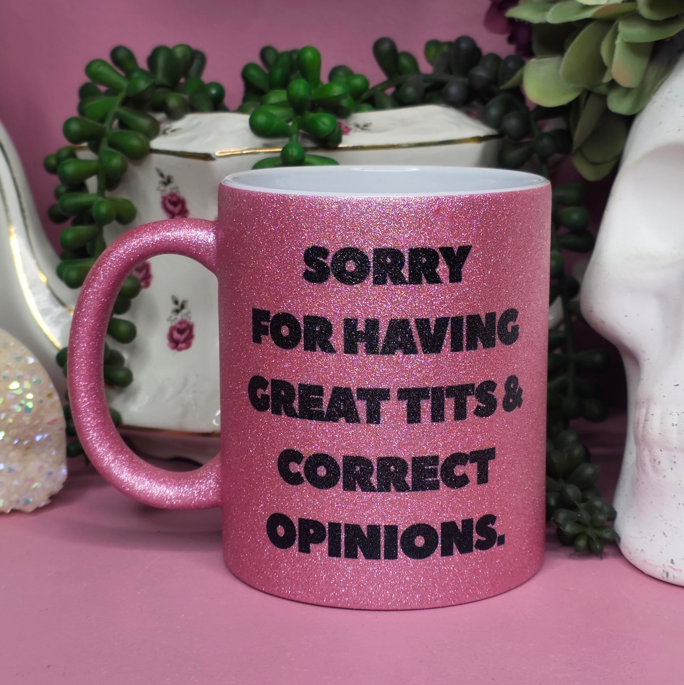 Sorry For Having Great Tits - Cursive Craft