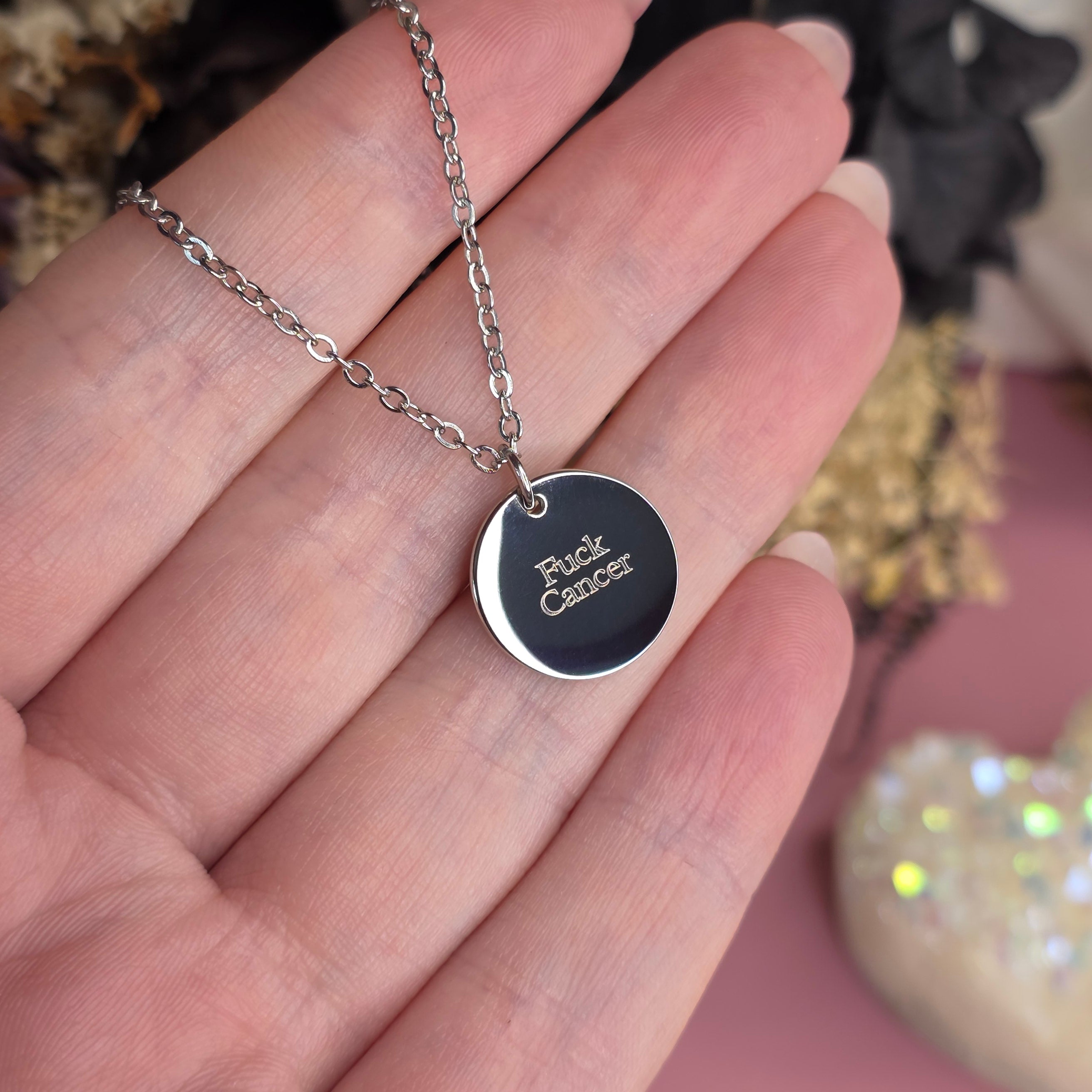 Fuck Cancer Necklace