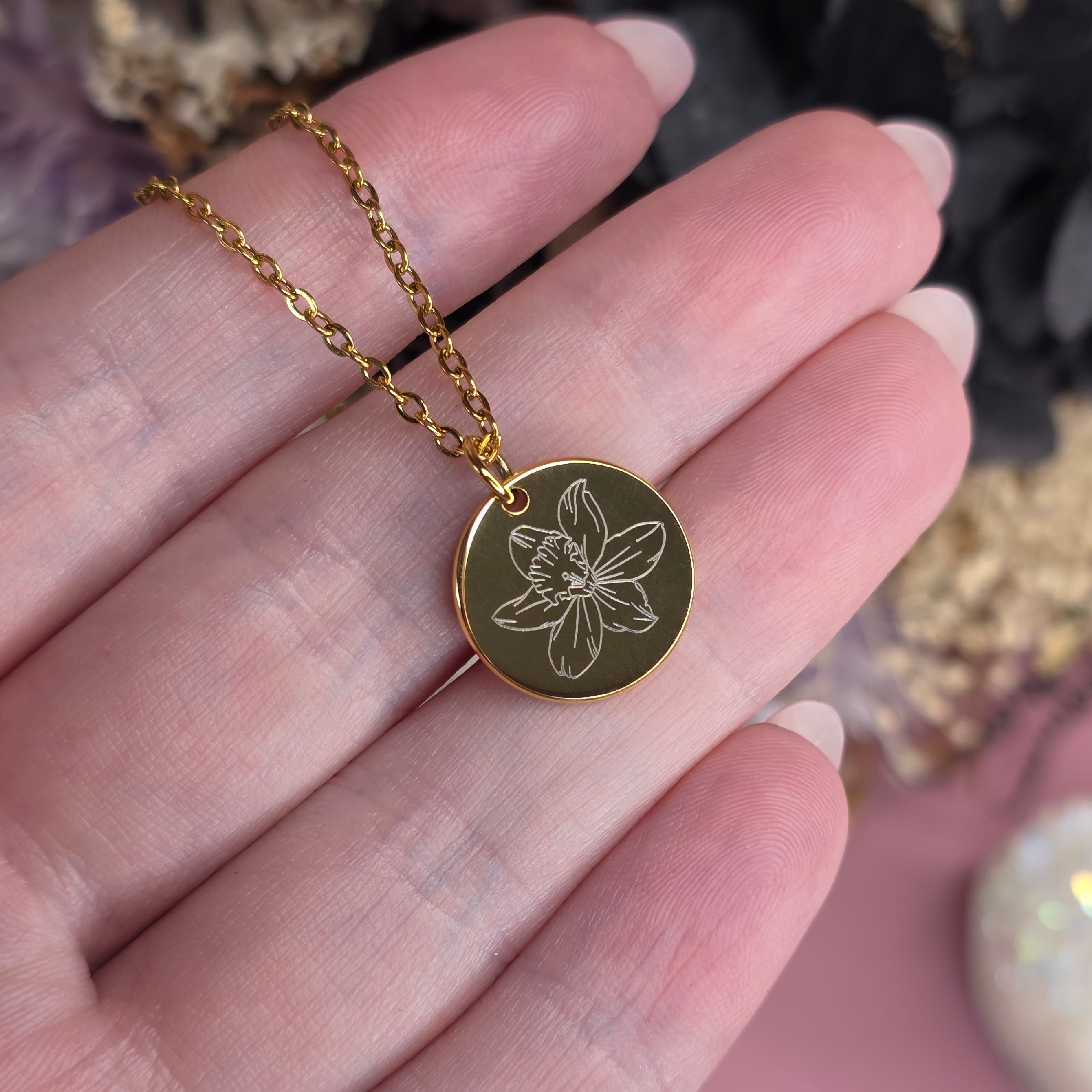 Fuck Cancer Necklace - Gold