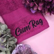 Hot Pink Cum Rag