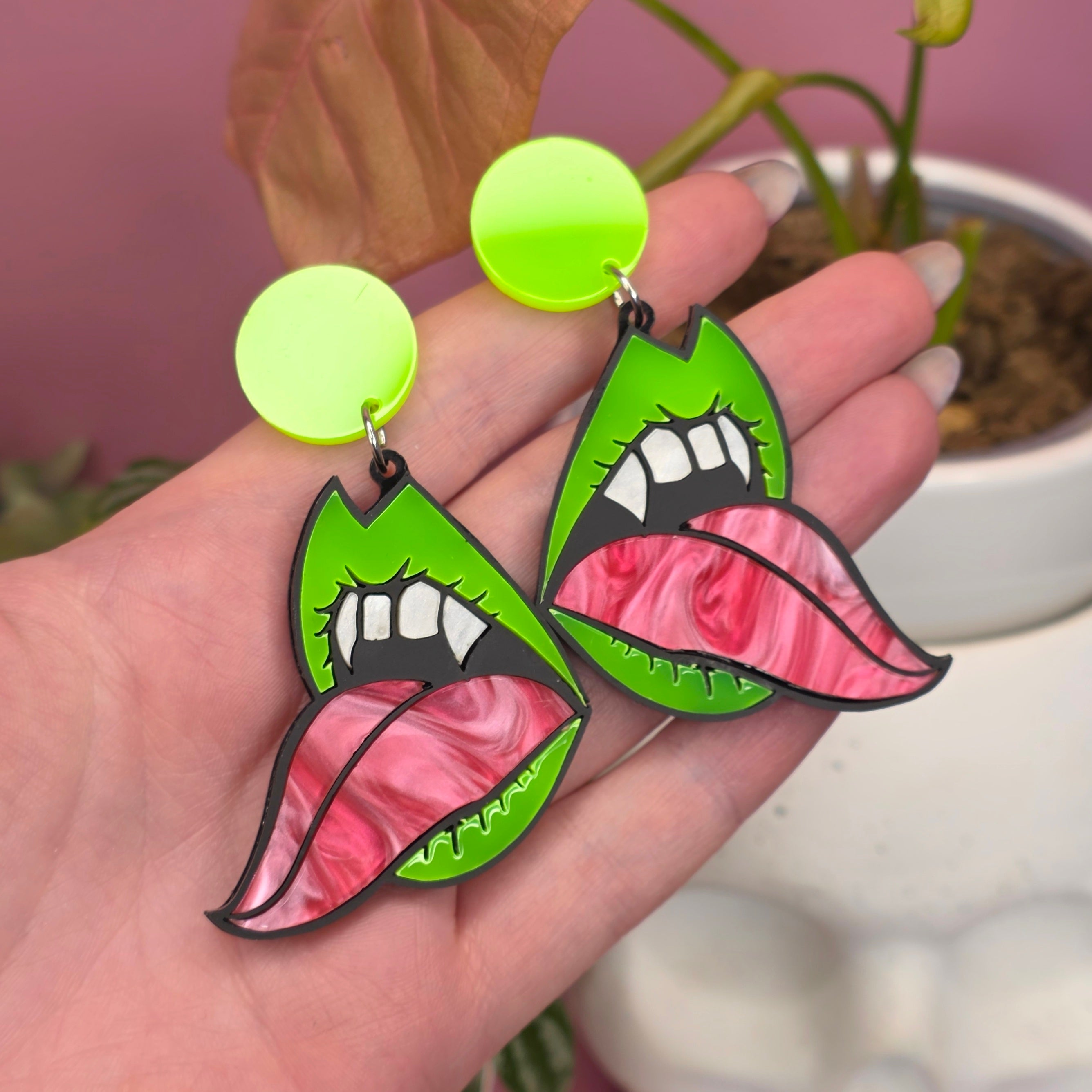 Monster Kiss Earrings