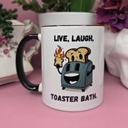 Live Laugh Toaster Bath - Cursive Craft 