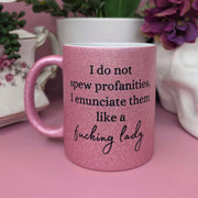 I Do Not Spew Profanities - Cursive Craft 