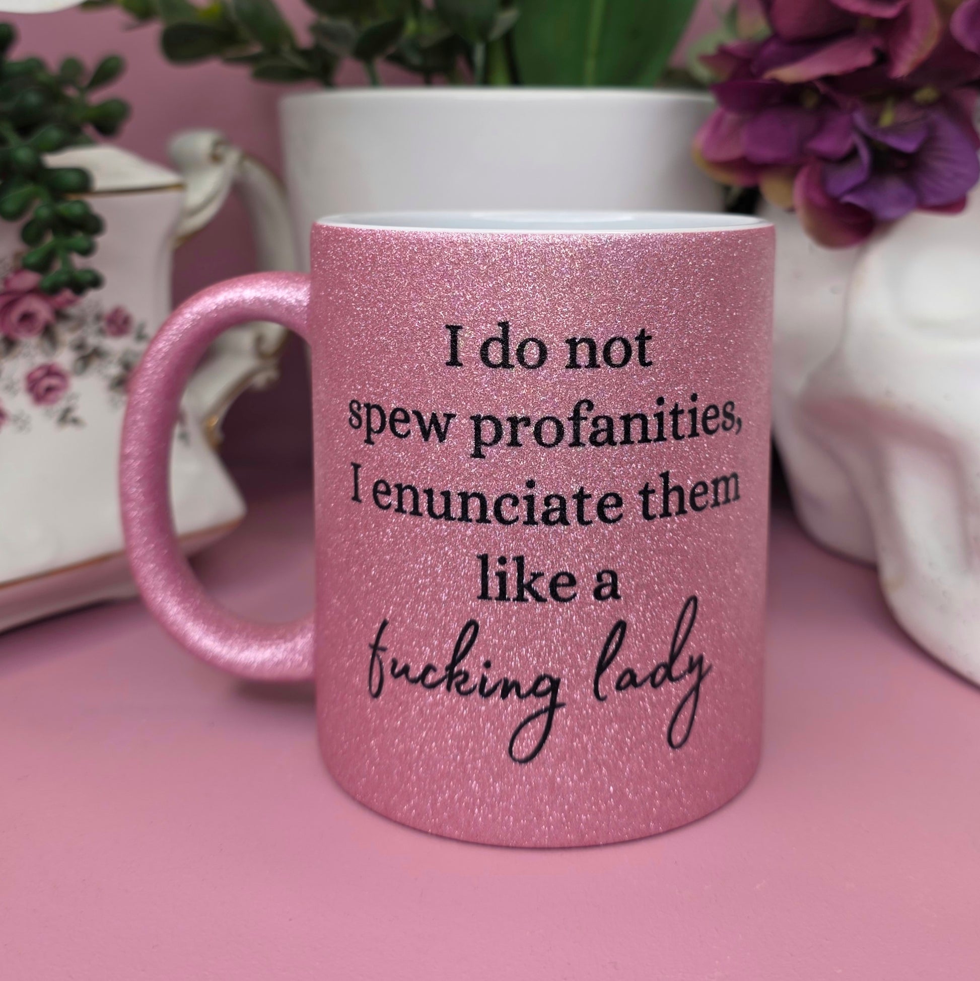 I Do Not Spew Profanities - Cursive Craft 