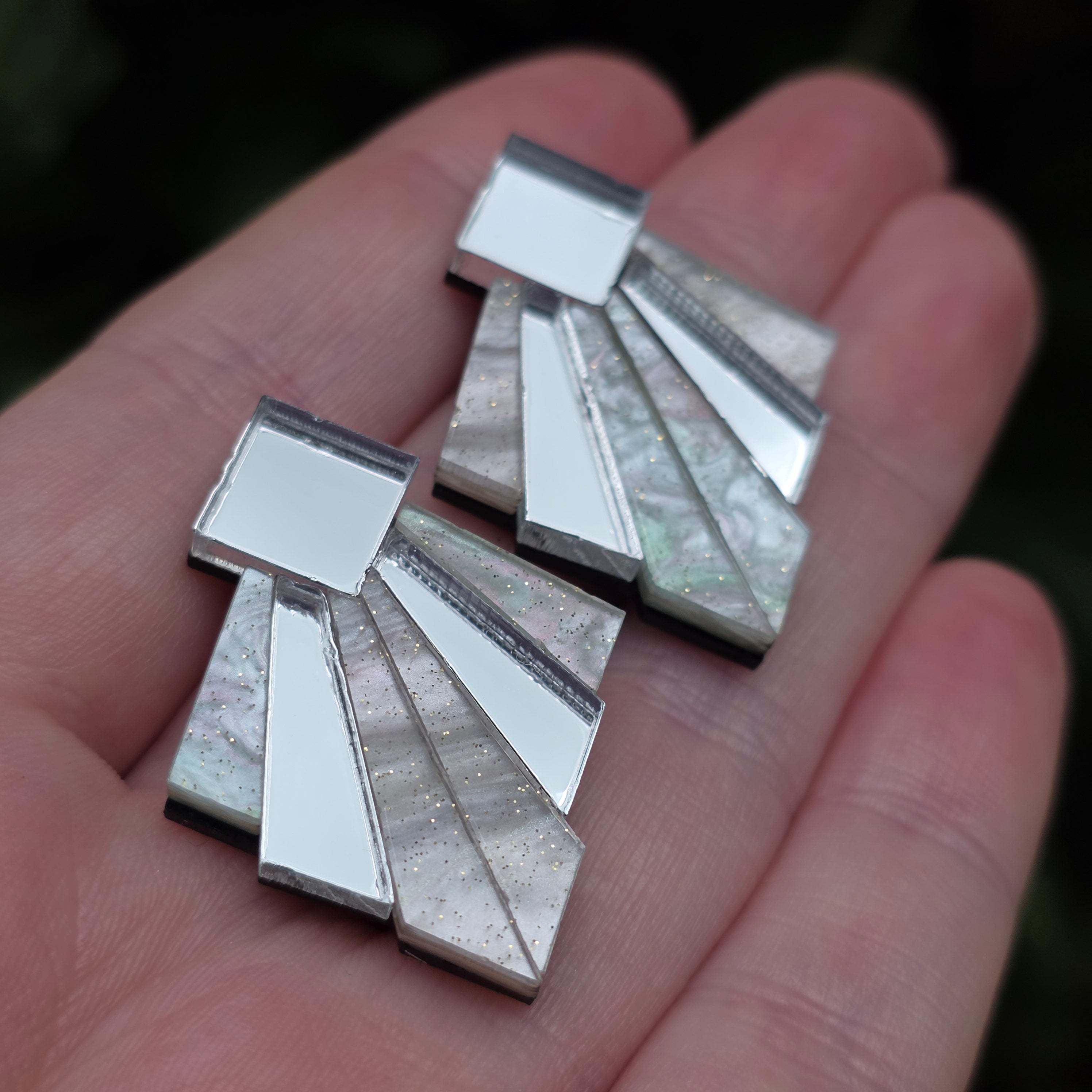 Silver Deco Stud
