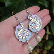 Spiral Shell Pearl Drops