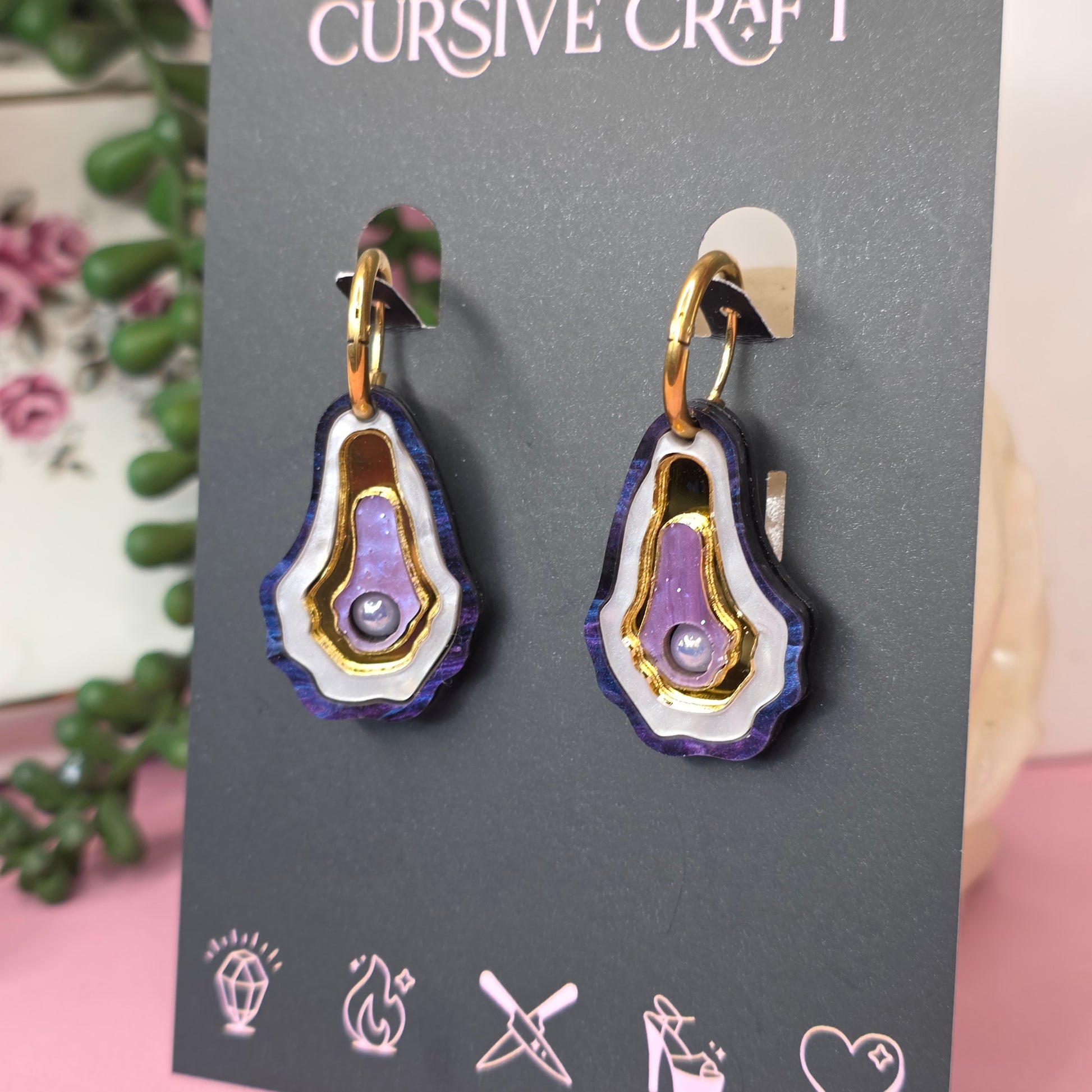 Oyster Pearls - Cursive Craft 