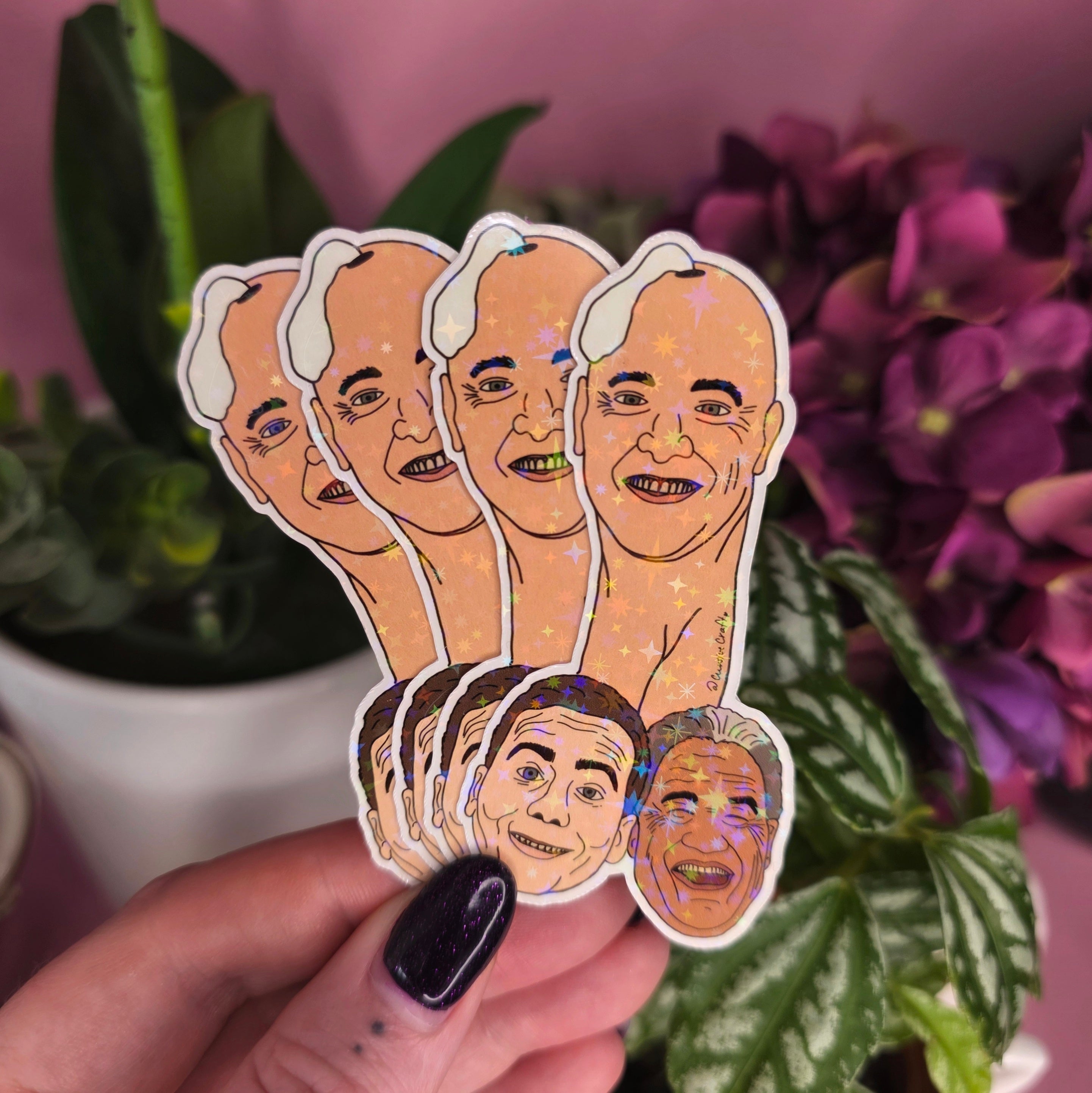 A Dickhead & His 2 Nuts Sticker