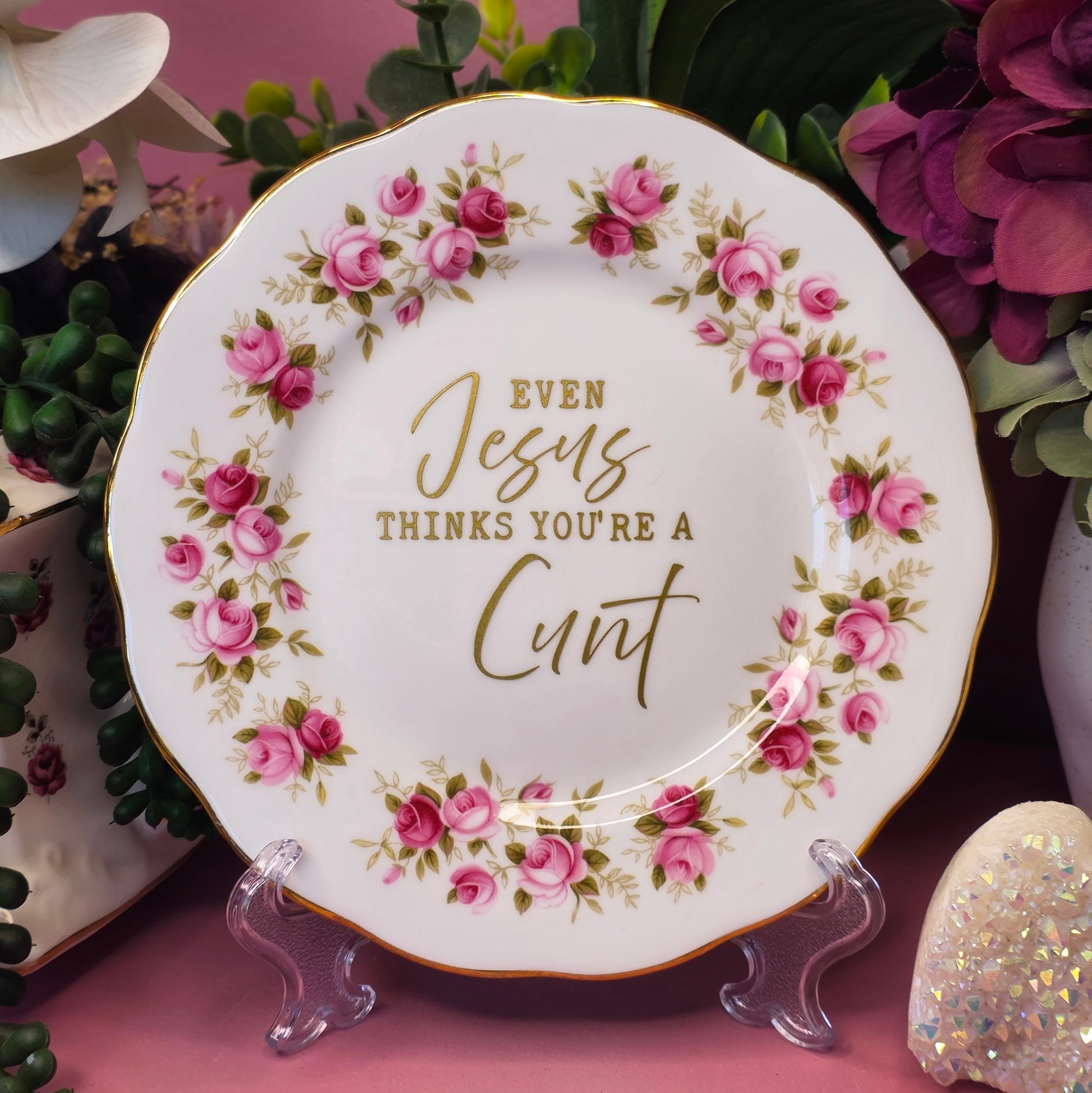 Even Jesus Thinks You're A Cunt - Cursive Craft 