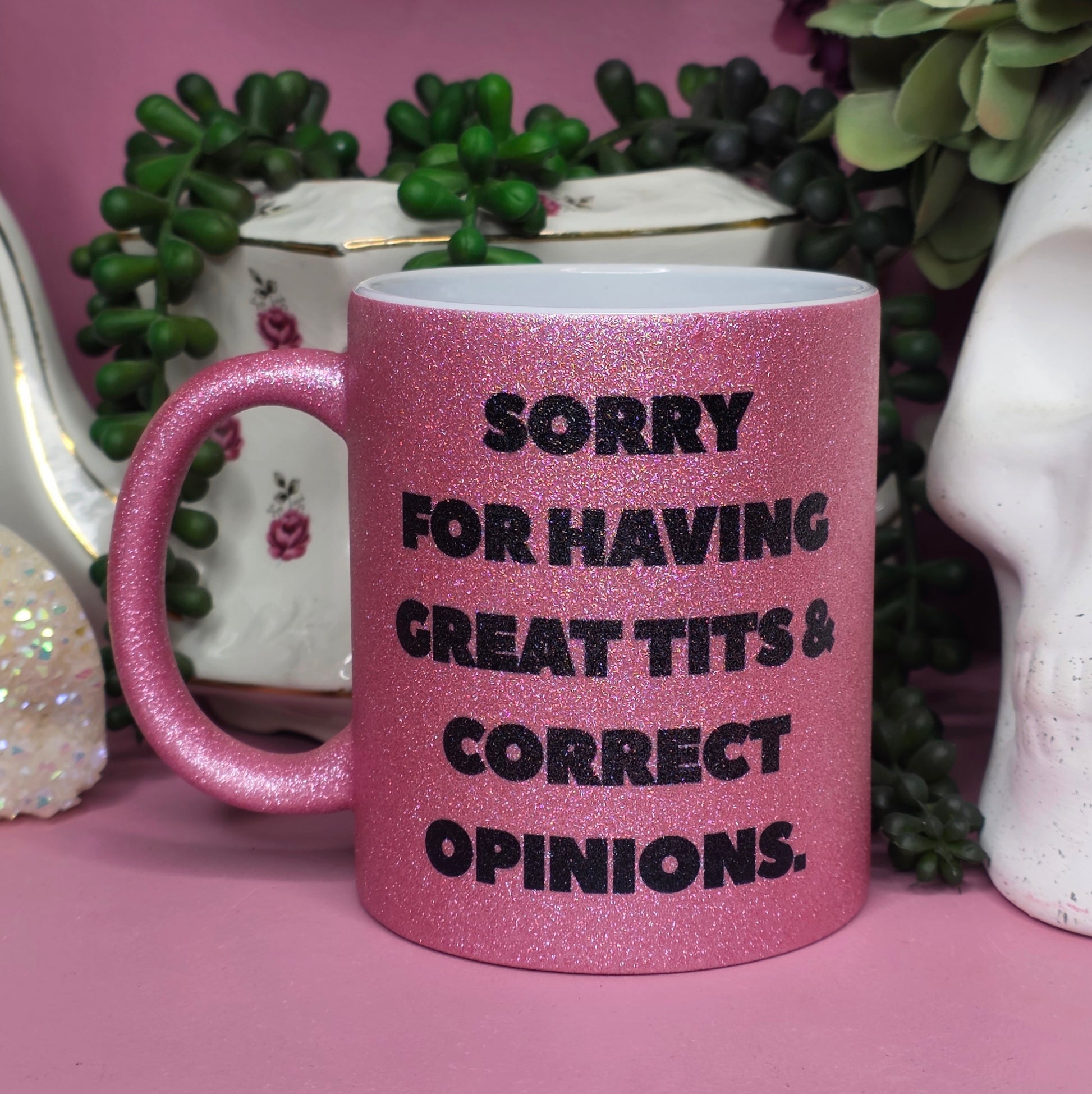 Sorry For Having Great Tits - Cursive Craft 