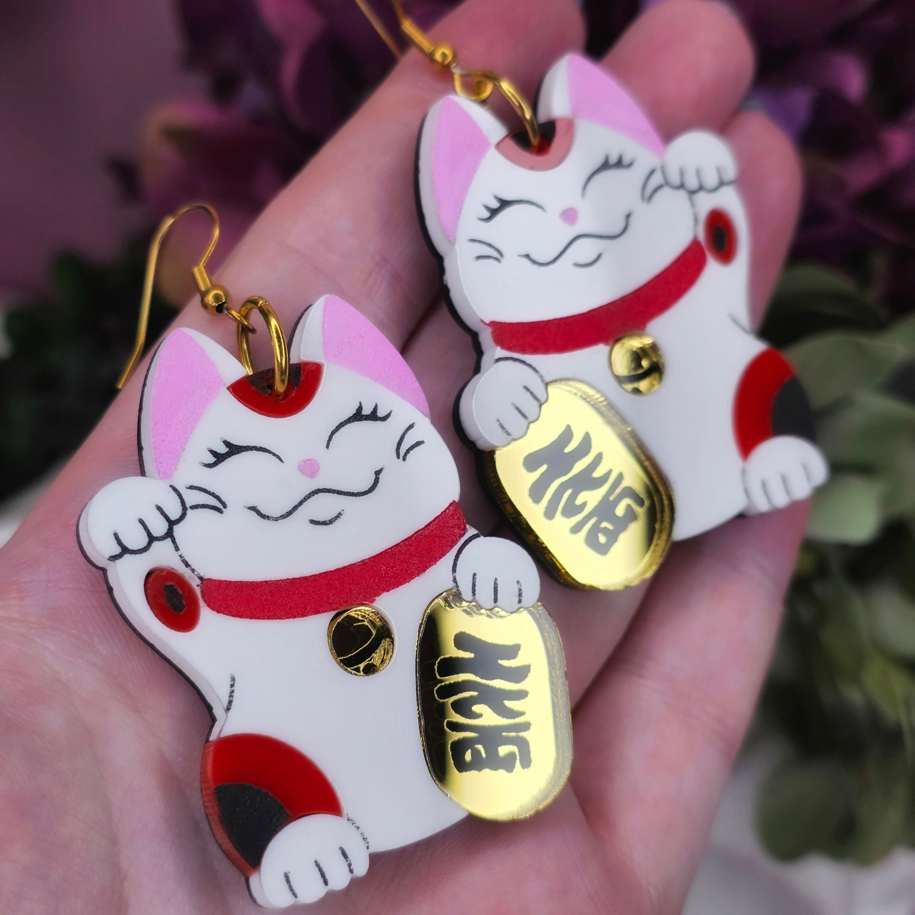 Calico Lucky Cats - Cursive Craft 