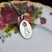 Floral Goddess Necklace - Cursive Craft 