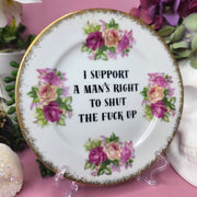 I Support A Man's Right - Cursive Craft 