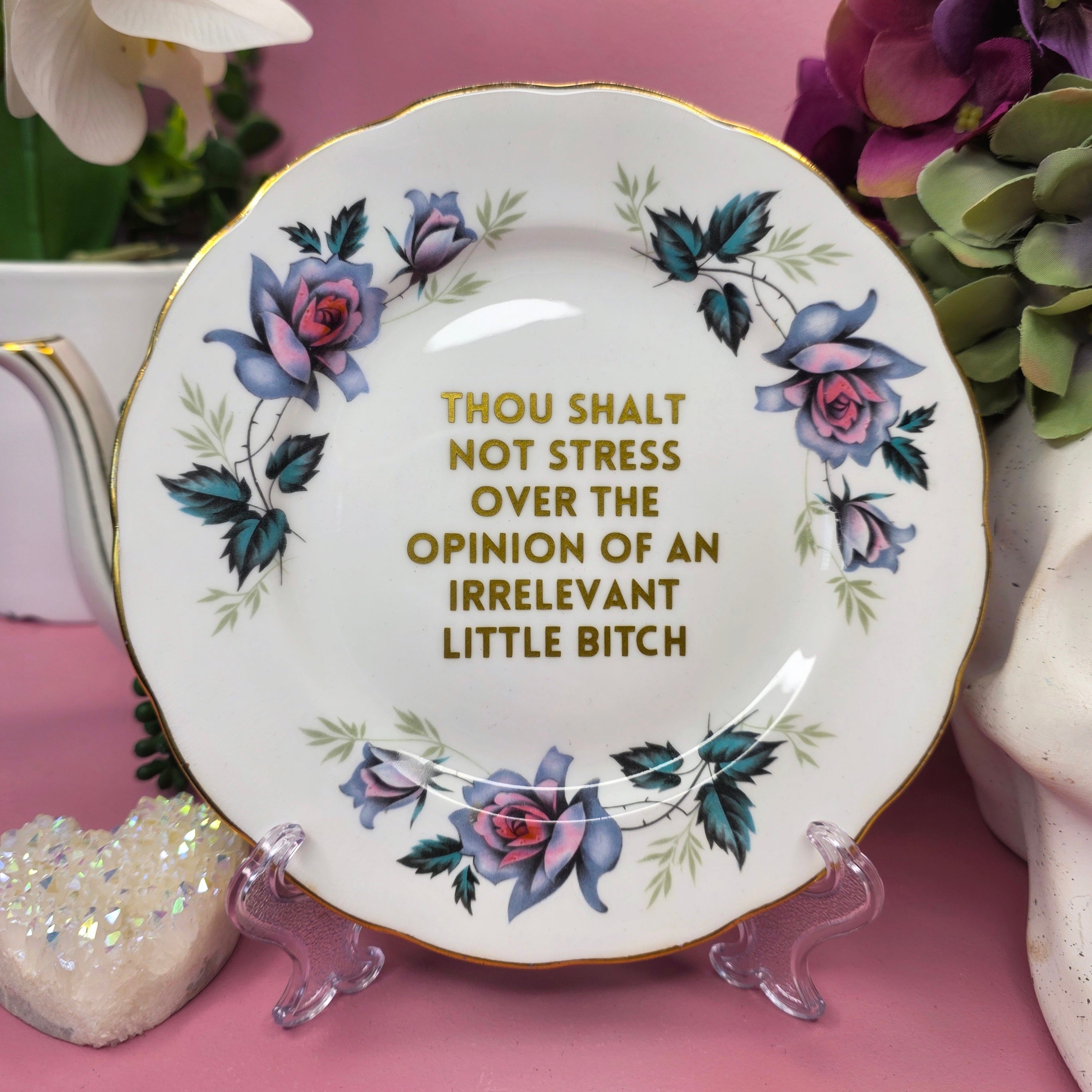 Thou Shalt Not Stress - Cursive Craft 