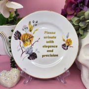 Please Urinate With Elegance - Cursive Craft 
