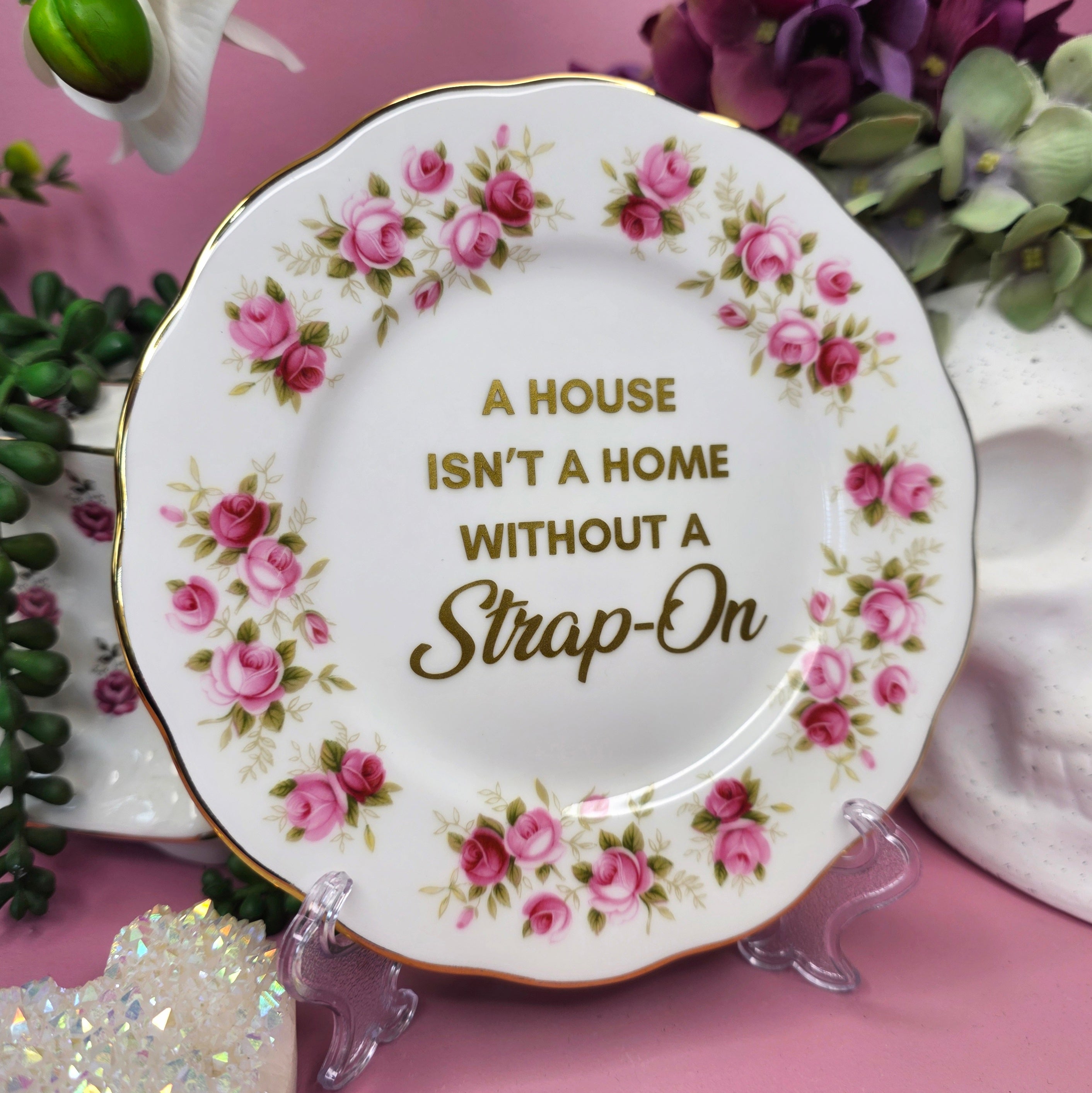 A House Isn't a Home (Pink) - Cursive Craft 