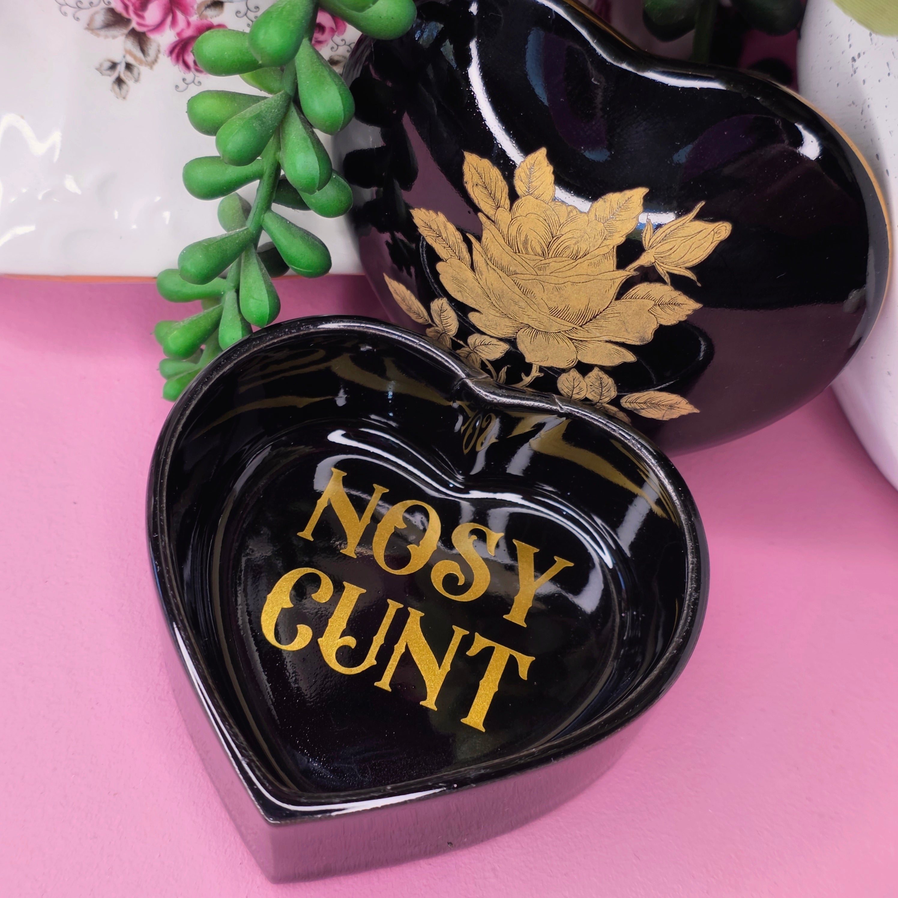 Black Heart Nosy Cunt