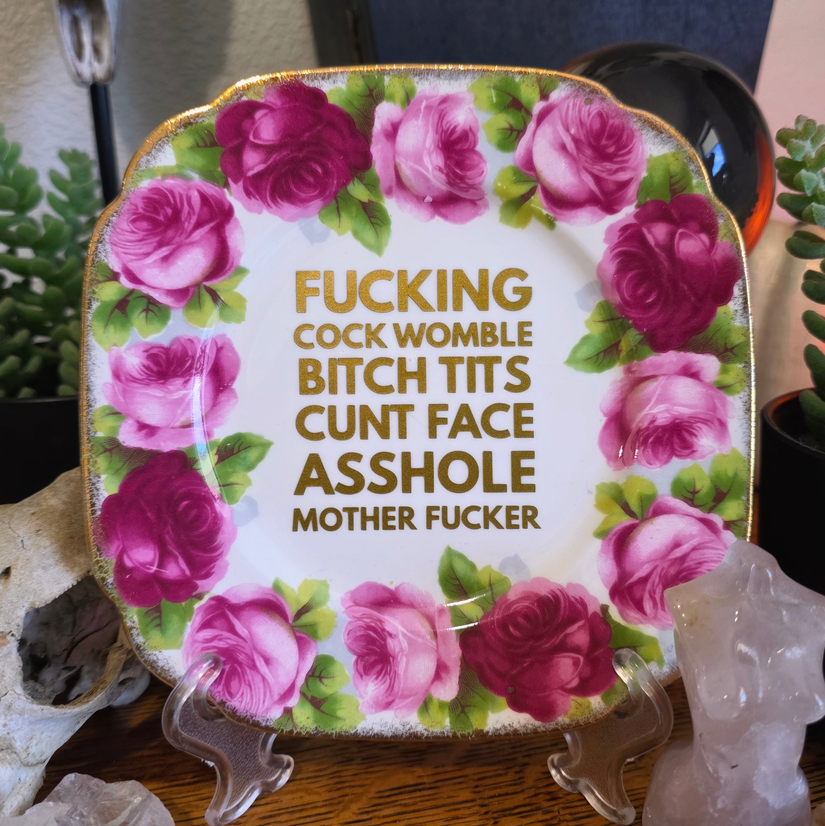 Sweary Plate
