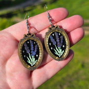 Midnight Lavender Earrings