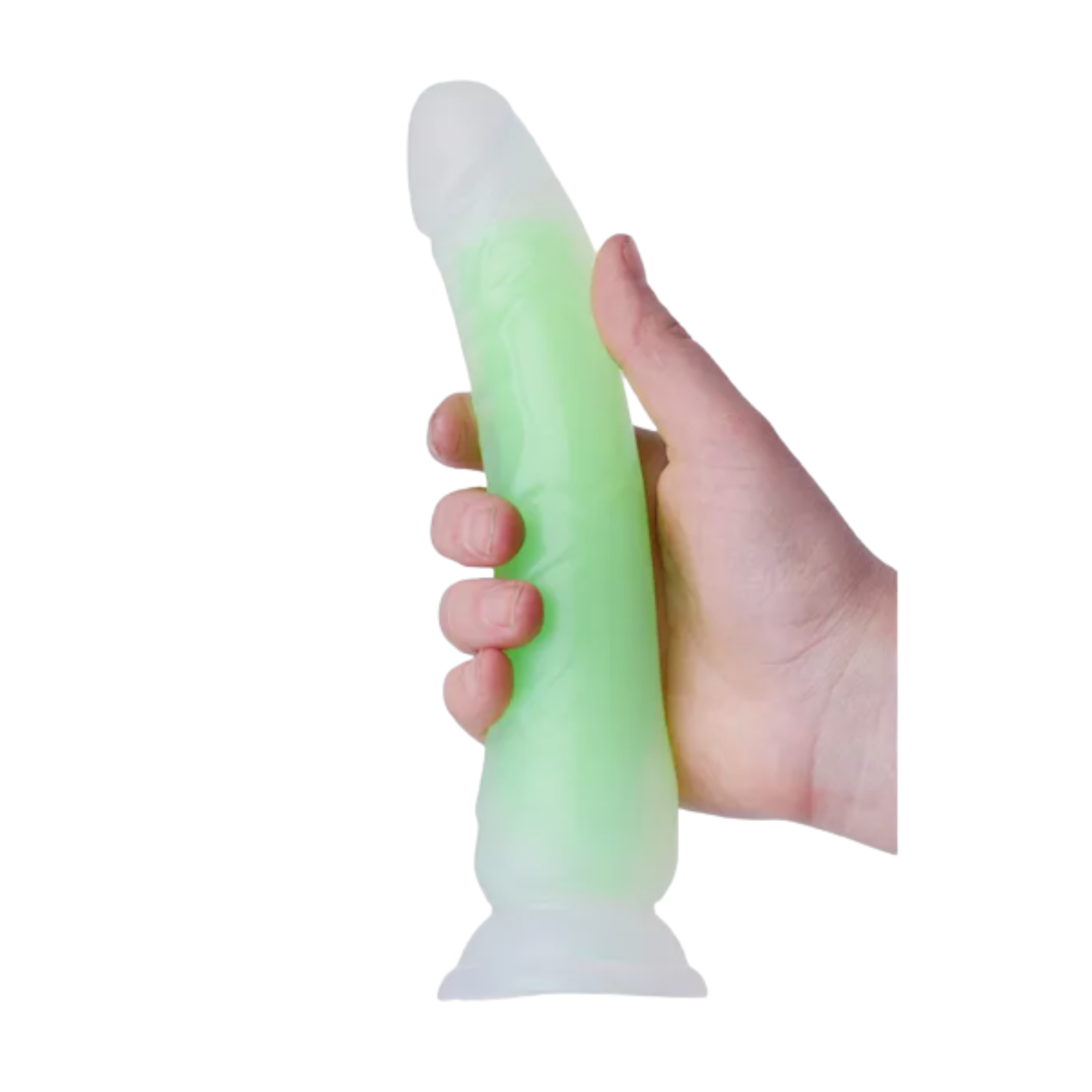 Nood Colours Glow in the Dark Dildo - Cursive Craft 