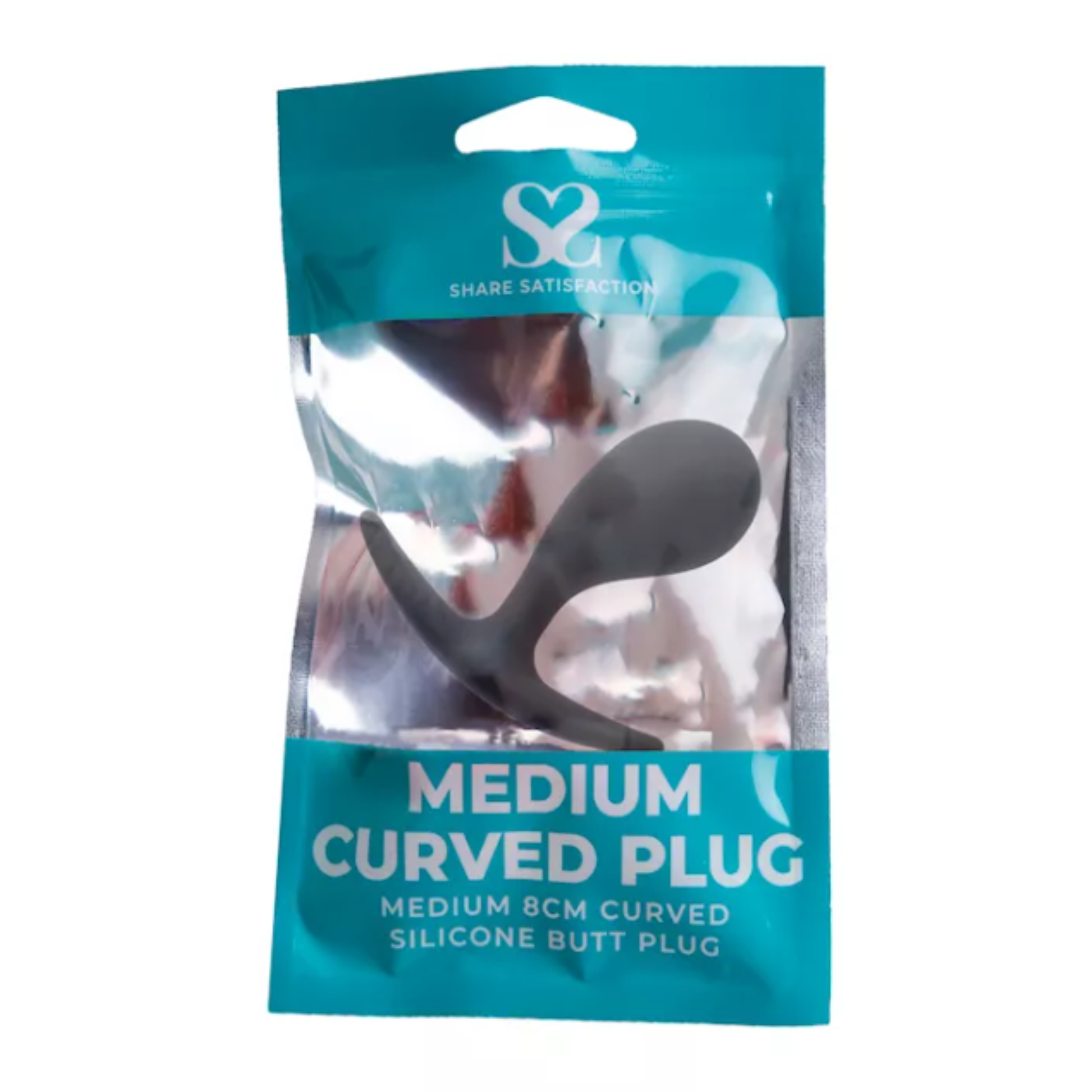 Share Satisfaction Medium Curved Plug - Cursive Craft 