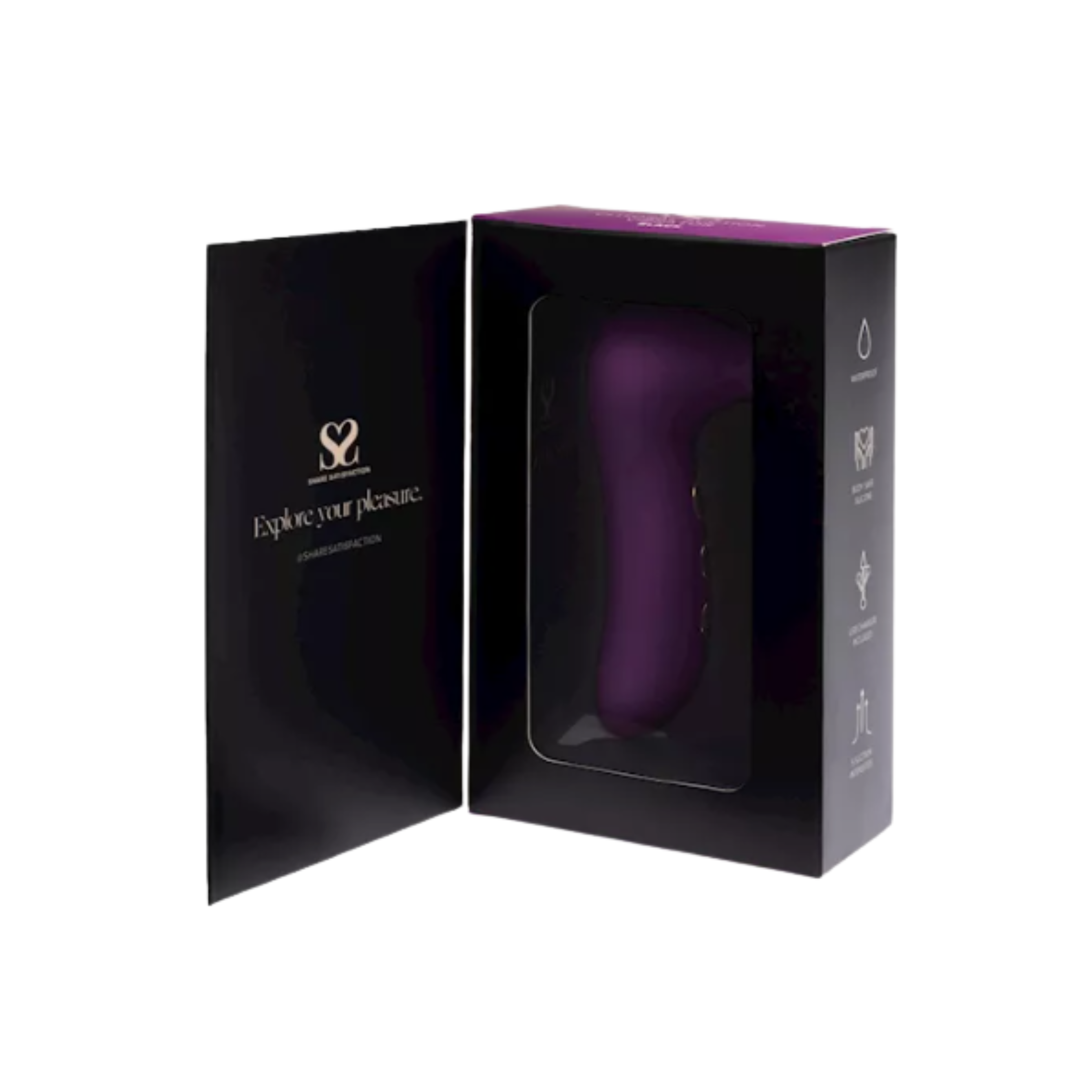 Share Satisfaction Coco Suction Vibrator - Cursive Craft 