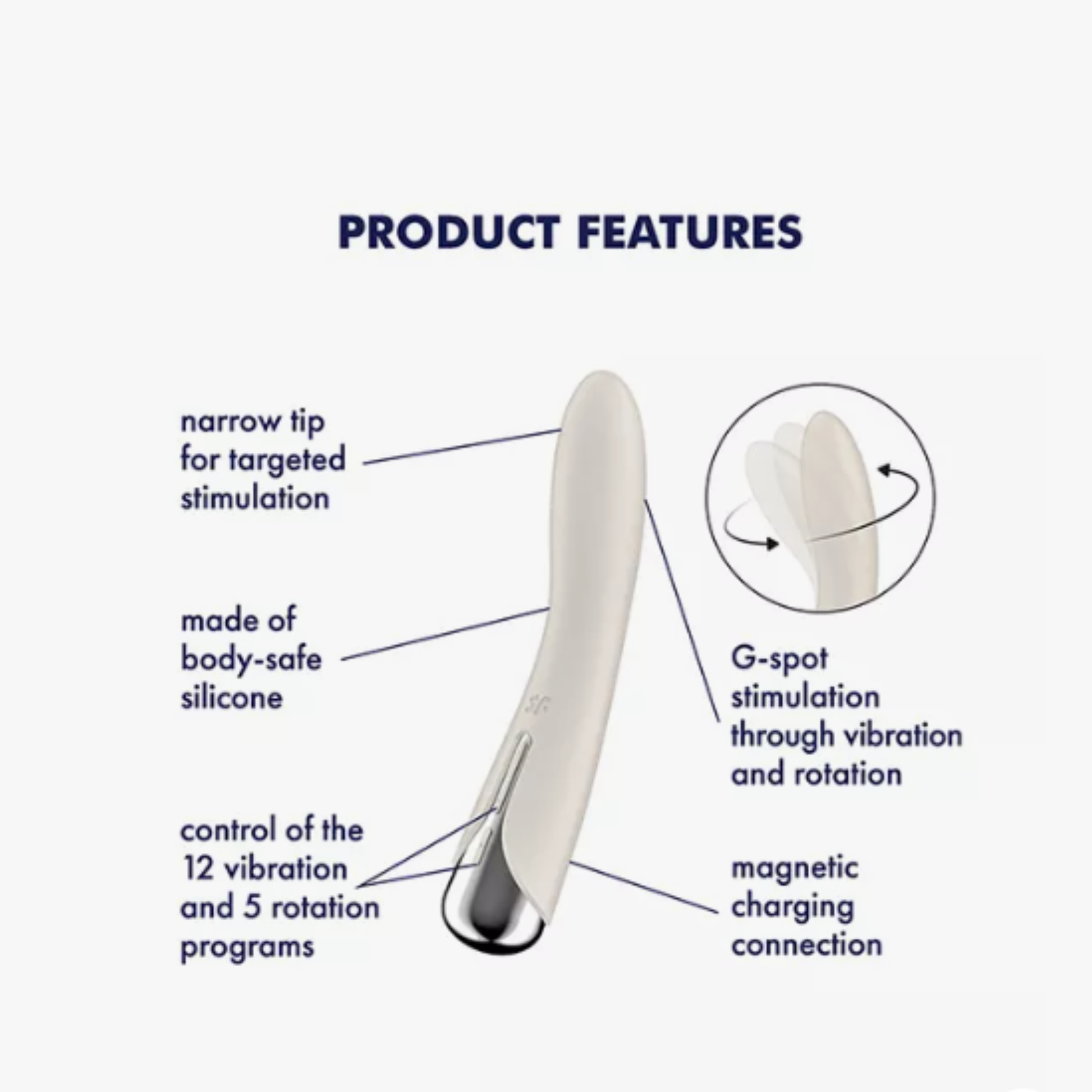 Satisfyer Spinning Vibe - Cursive Craft 