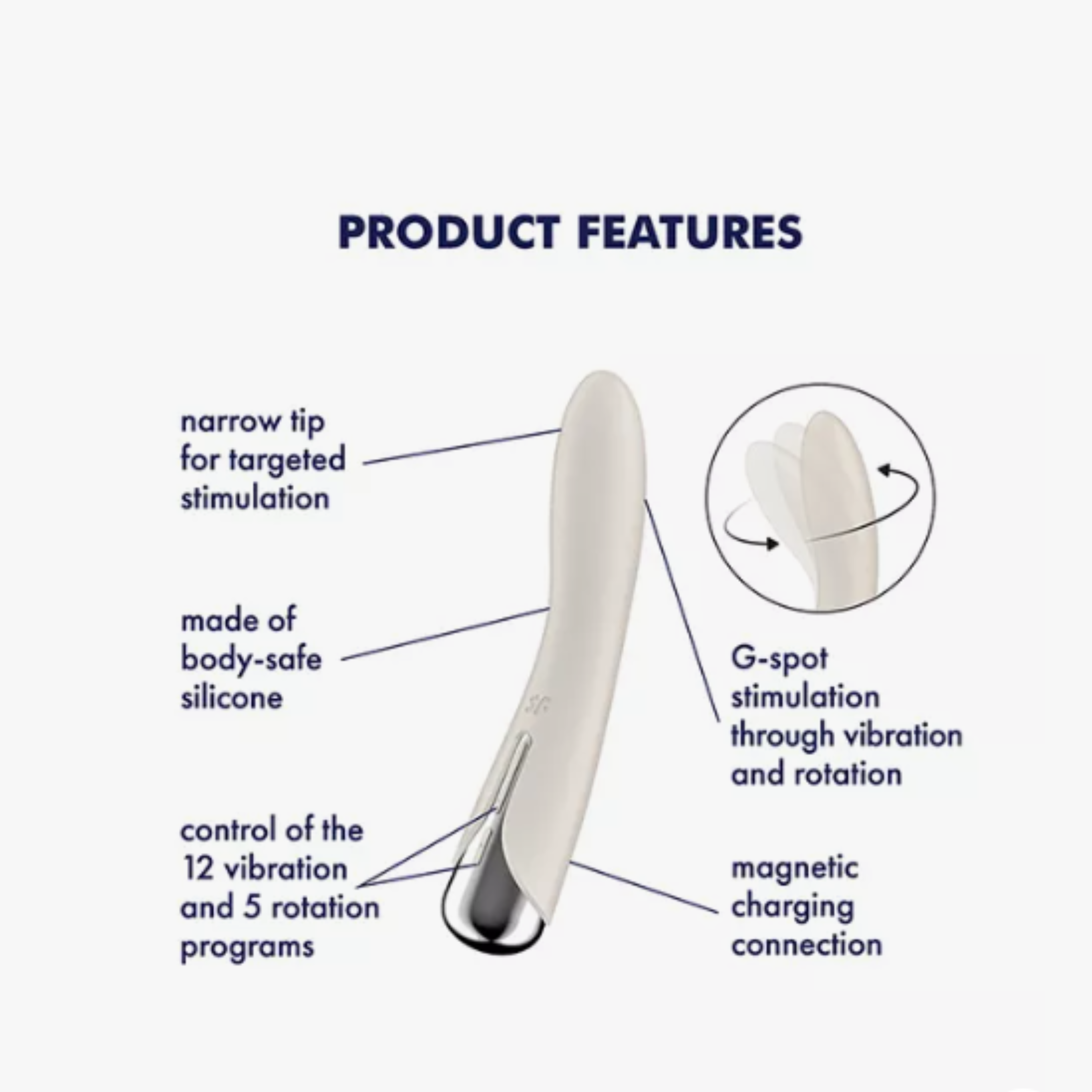 Satisfyer Spinning Vibe - Cursive Craft 