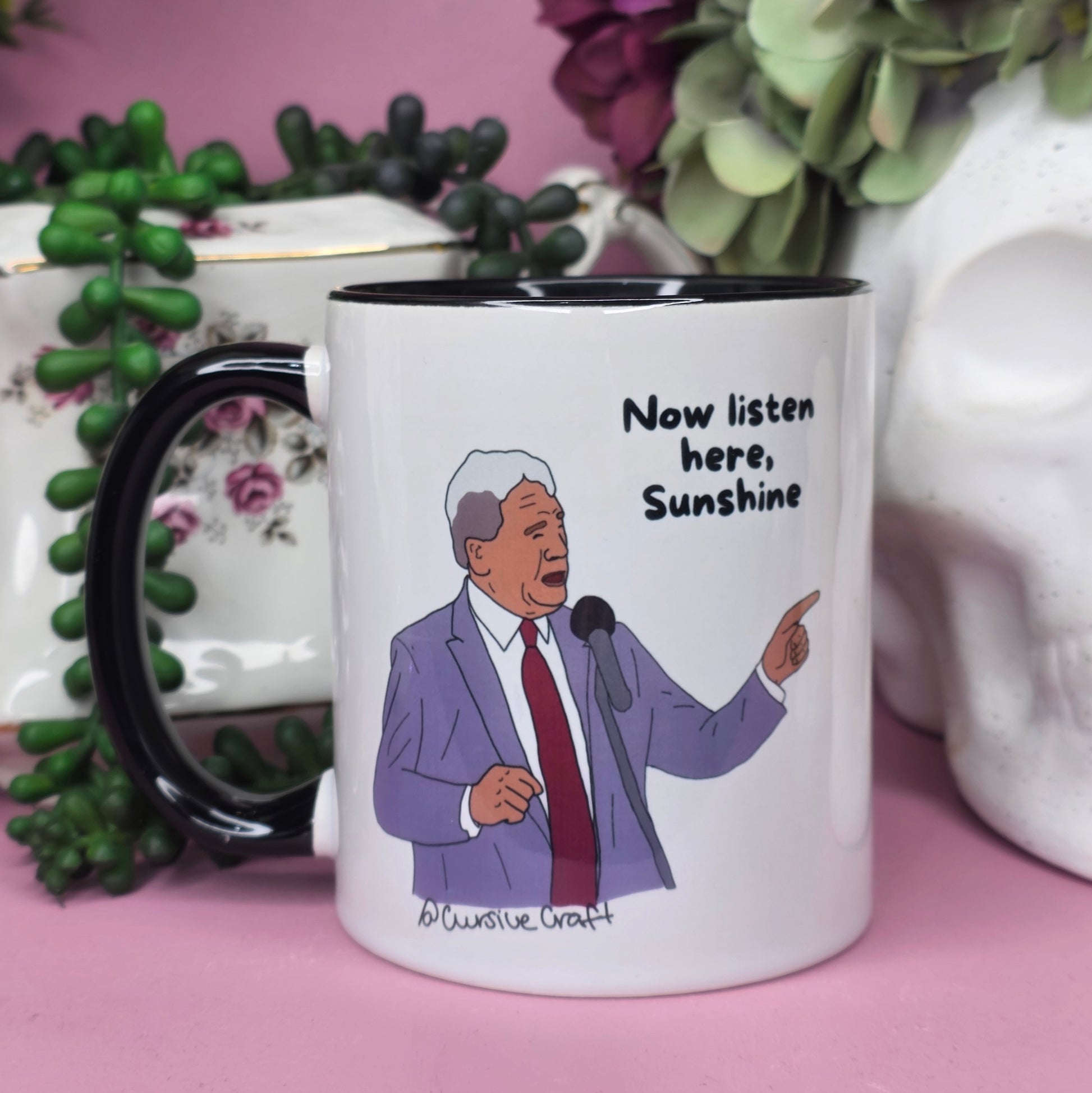 Winston Peters "Now Listen Here, Sunshine" - Cursive Craft 